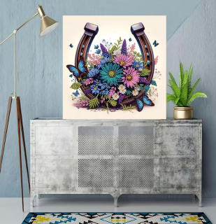 Preview: Diamond Painting Hufeisen
